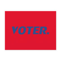 Moderne Typografie in Rot und Blau