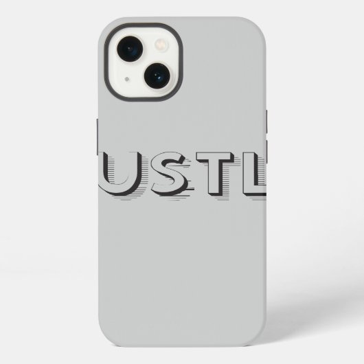 Moderne Typografie iPhone Hülle (Rückseite)