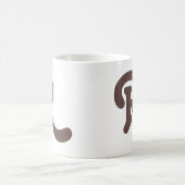 Moderne Typografie Kaffeetasse (Mittel)
