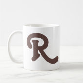 Moderne Typografie Kaffeetasse (Links)