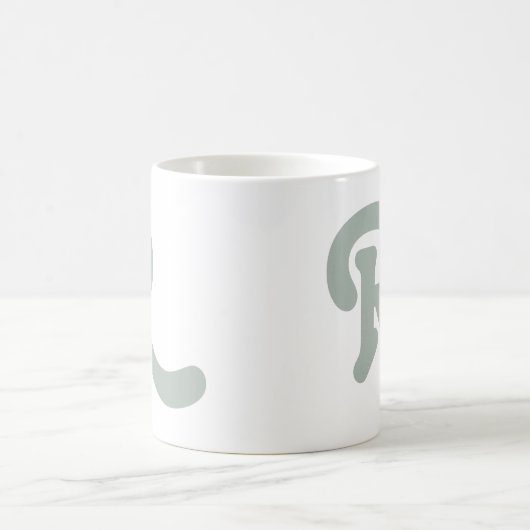 Moderne Typografie Kaffeetasse (Mittel)