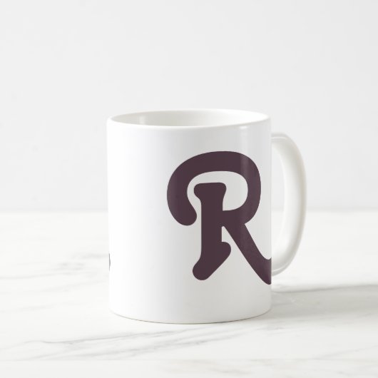 Moderne Typografie Kaffeetasse (VorderseiteRechts)