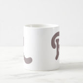 Moderne Typografie Kaffeetasse (Mittel)