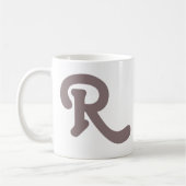 Moderne Typografie Kaffeetasse (Links)