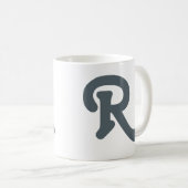 Moderne Typografie Kaffeetasse (VorderseiteRechts)