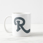 Moderne Typografie Kaffeetasse (Links)
