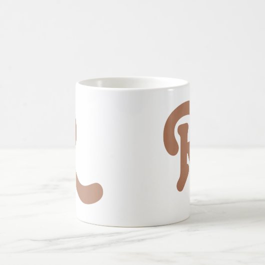 Moderne Typografie Kaffeetasse (Mittel)