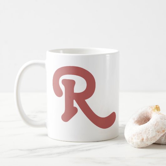 Moderne Typografie Kaffeetasse (Mit Donut)