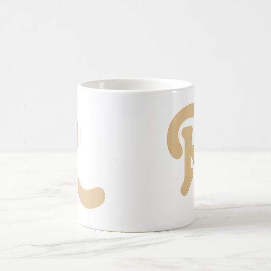 Moderne Typografie Kaffeetasse (Mittel)