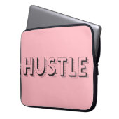 Moderne Typografie Laptopschutzhülle (Vorderseite Links)