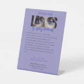 Moderne Typografie "LASHES by nachcare" Sockelschild (Vorderseite)