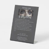Moderne Typografie "LASHES by nachcare" Sockelschild (Vorderseite)