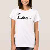 Moderne Typografie Liebe Mama T - Shirt (Vorderseite)