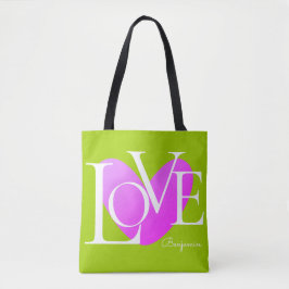Moderne Typografie-LIEBE Tasche