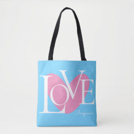Moderne Typografie-LIEBE Tasche