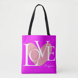Moderne Typografie-LIEBE Tasche