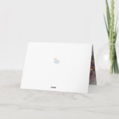 Moderne Typografie-Liebe und dank Textdesign-Karte Karte (Rückseite)