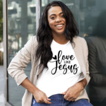 Moderne Typografie-Liebe wie Jesus