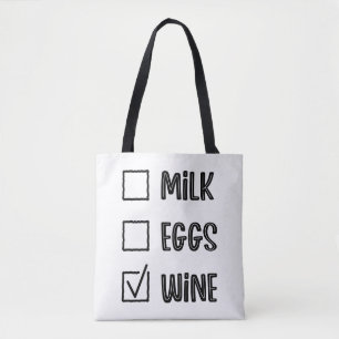 Moderne Typografie lustige Zitate Tasche