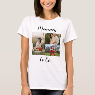 Moderne Typografie-Mama als kundenspezifische Foto T-Shirt
