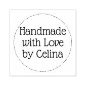 Moderne Typografie mit Liebe Gummistempel (Prägung)