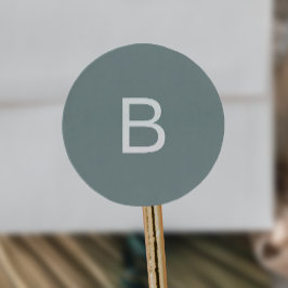 Moderne Typografie-Monogramm-Umschlag Aufkleber