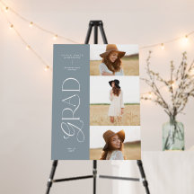 Moderne Typografie-Multi-Foto-Graduierte willkomme