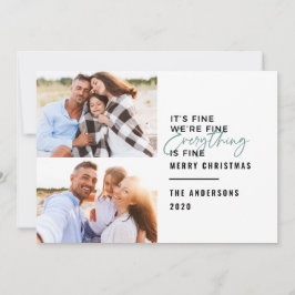 Moderne Typografie noch Zuhause für die Ferien Feiertagskarte