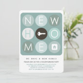 Moderne Typografie-Party Einladung (Stehend Vorderseite)