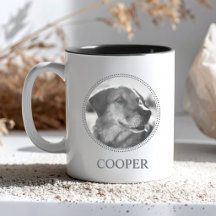 Moderne Typografie Personalisierter Haustierbecher