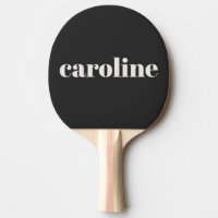 Moderne Typografie Personalisierter Name Schwarz W