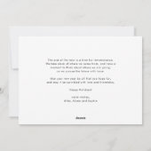 Moderne Typografie - Rote FotoCollage Weihnachten (Rückseite)