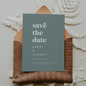 Moderne Typografie | Sage Green Save the Date