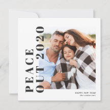 Moderne Typografie schick Frieden im neuen Jahr