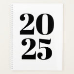 Moderne Typografie, schwarz, kundenspezifisch Planer<br><div class="desc">Minimalistische Schwarz-Weiß moderne Typografie angepasste einfache elegante Planner. Benutzerdefinierter schwarzer Serientext,  weißer schlichter Hintergrund. Sie können es mit Ihrem Namen,  Initialen,  Monogramm,  Jahr,  etc. personalisiert oder einfach den Text löschen,  und die schlichte Farbe verlassen.</div>