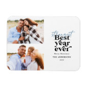 Moderne Typografie seltsamstes Jahr je Magnet (Horizontal)