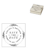 Moderne Typografie & stilvolle Kleider Save the Da Gummistempel (Stempel)