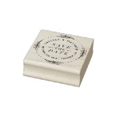 Moderne Typografie & stilvolle Kleider Save the Da Gummistempel (Stempel)