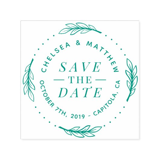 Moderne Typografie & stilvolle Kleider Save the Da Permastempel (Design)