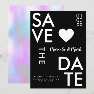 Moderne Typografie Süßigkeiten Abstract Termine sp Karte