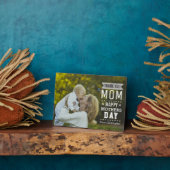 Moderne Typografie überlagert Happy Mother Day Fot Fotoplatte (Seite)