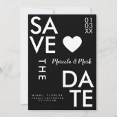 Moderne Typografie und Abstrakte Rettung der Daten Karte (Vorderseite)