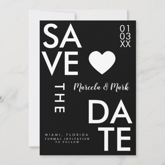 Moderne Typografie und Abstrakte Rettung der Daten Karte (Vorderseite)