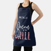 Moderne Typografie usa Grillen Grill Queen Schürze (InSitu)