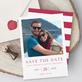 Moderne Typografie Viva Magenta Minimalistisches F Save The Date
