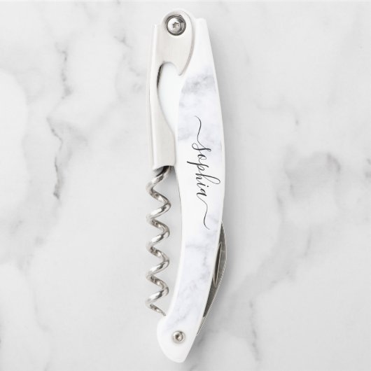 Moderne Typografie Wedding Bridesmaid Kellnermesser (Vorderseite)