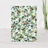 Moderne Typografie Weihnachten Drei Foto (Rückseite)