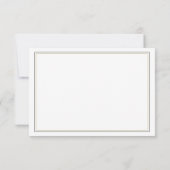 Moderne typografische Save the Date-Karte RSVP Karte (Rückseite)