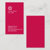 Moderne typografische Visitenkarten Visitenkarte (Vorne/Hinten)