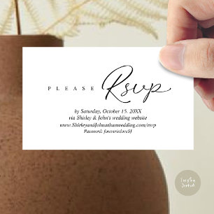 Moderne UAWG Wedding Einladung über die Website
